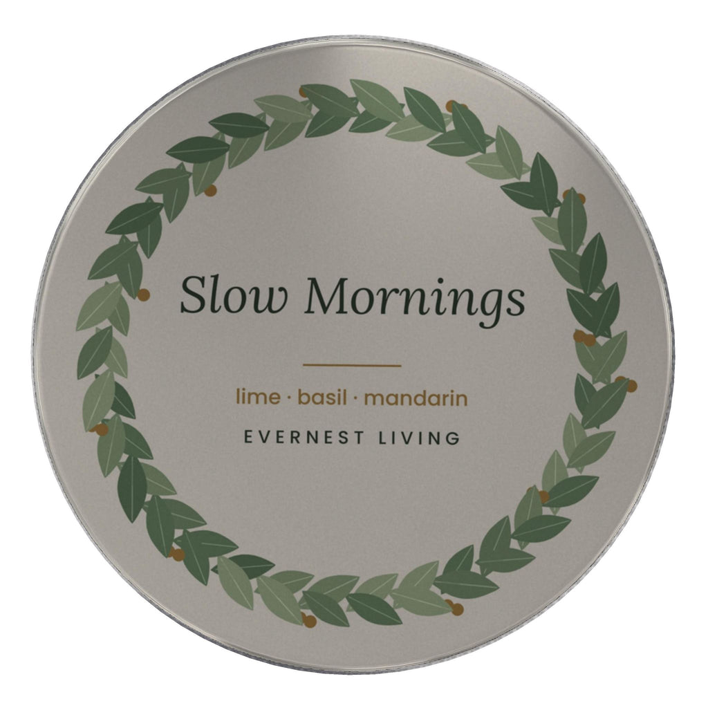 Slow Mornings Scented Candle – Lime, Basil & Mandarin, 250 ml
