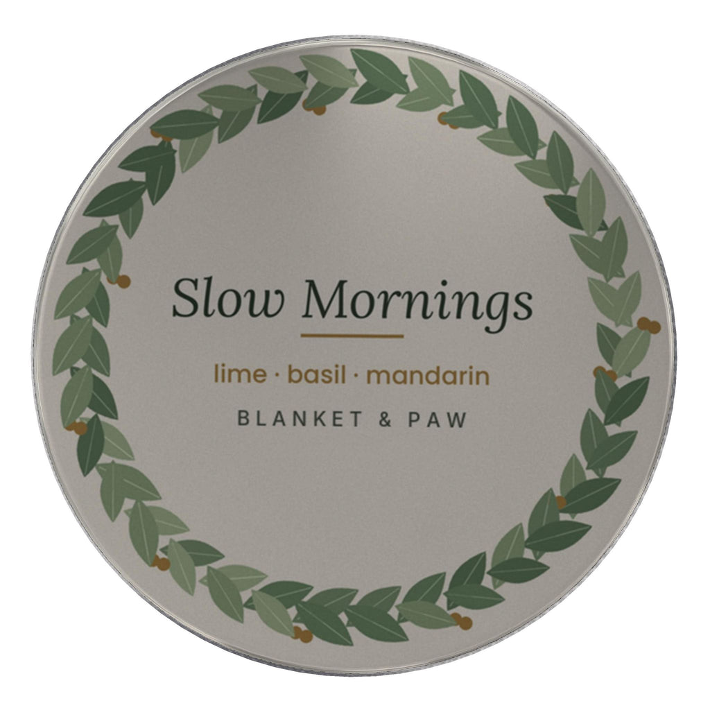 Slow Mornings Scented Candle – Lime, Basil & Mandarin, 250 ml