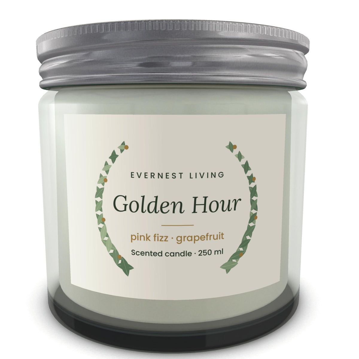 Golden Hour Scented Candle – Pink Fizz & Grapefruit, 250 ml
