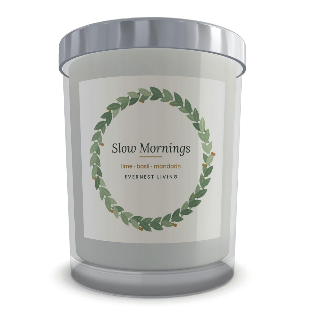 Slow Mornings Candle Gift Box – Lime, Basil & Mandarin