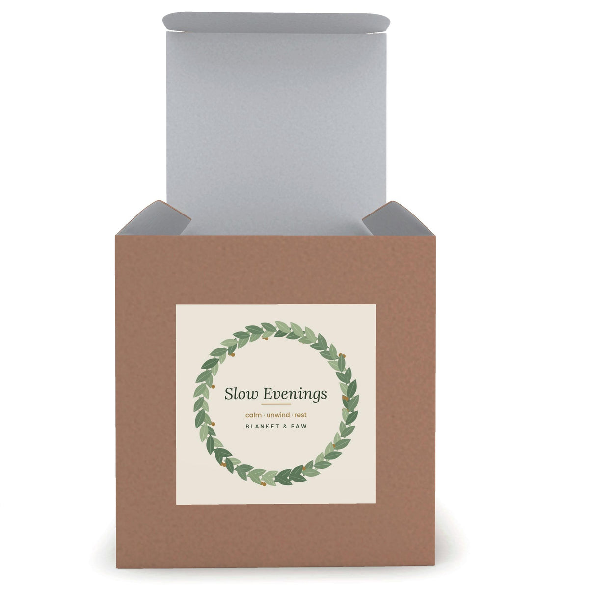 Slow Evenings Candle Gift Box – Relax