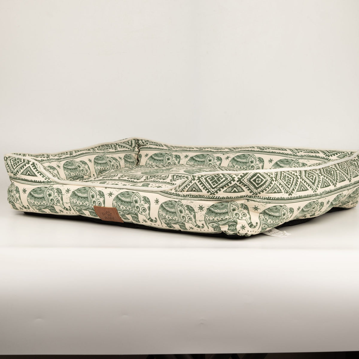 PAW Bed – Lucky Elephant – Green – 60 × 50 × 14cm
