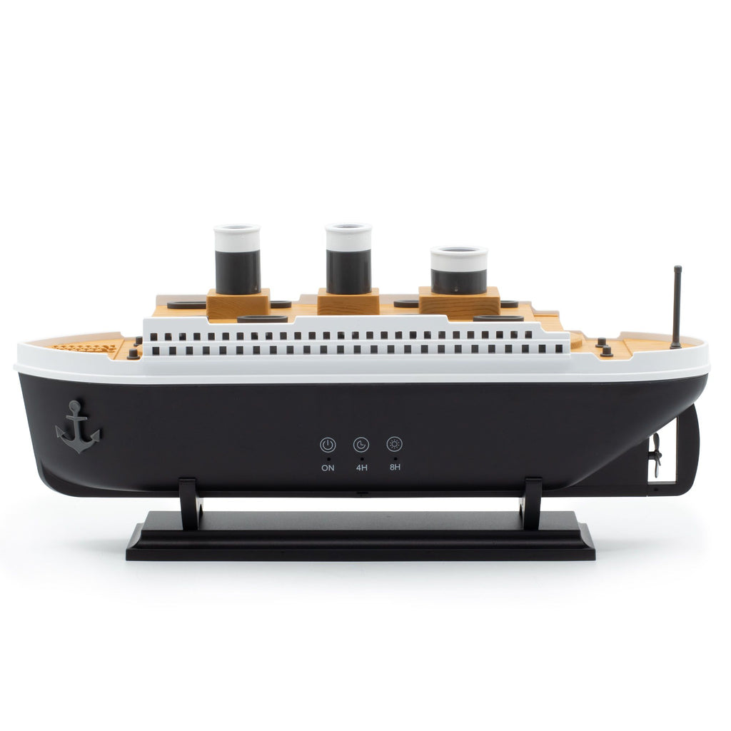 Ship Model Puff Effect Aroma Diffuser with Colour-Changing LED