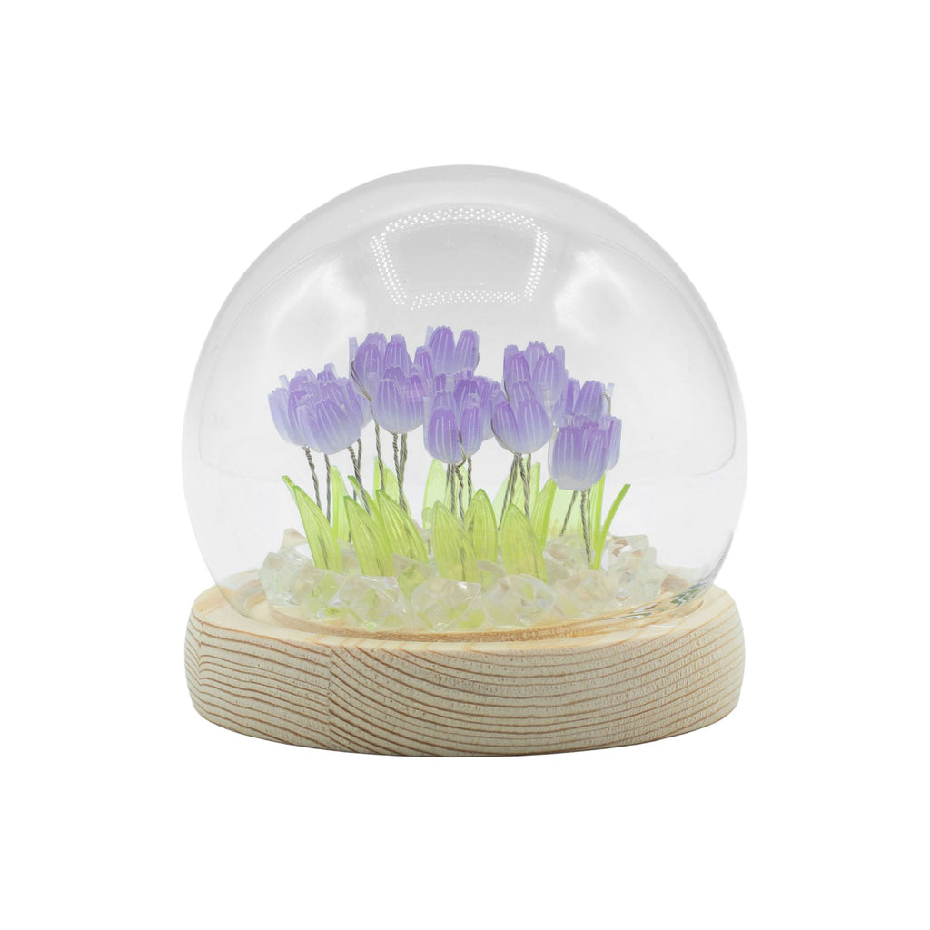 Floral Glow Garden Dome - 20 Tulips - LED USB